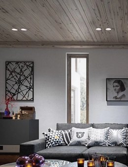 Faretto incasso bianco satinato